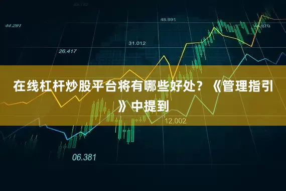 在线杠杆炒股平台将有哪些好处？《管理指引》中提到