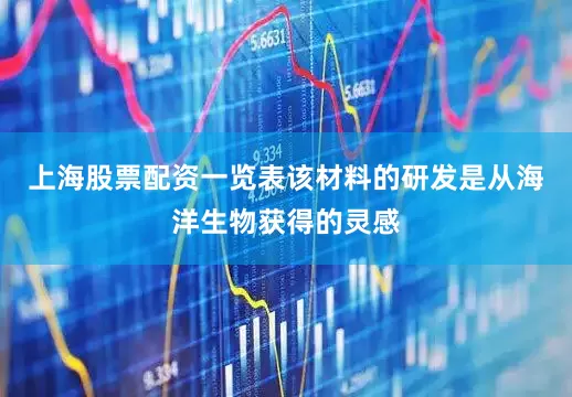 上海股票配资一览表该材料的研发是从海洋生物获得的灵感